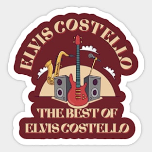 Elvis costello T shirt Sticker